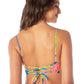 Maaji Swimwear "Fruit Punch" Copilot Long Line Triangle Bikini Top