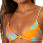 Maaji Swimwear “Hawaiian Floral” Sahara Fixed Triangle Bikini Top