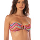 Maaji Swimwear "Neon Rush" Daelia Ring Bandeau Bikini Top