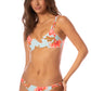 Maaji Swimwear "Floral Sky" Nalai Sporty Bralette Bikini Top