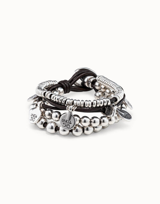 Uno de 50 "What a Mess!" Bracelet-Silver