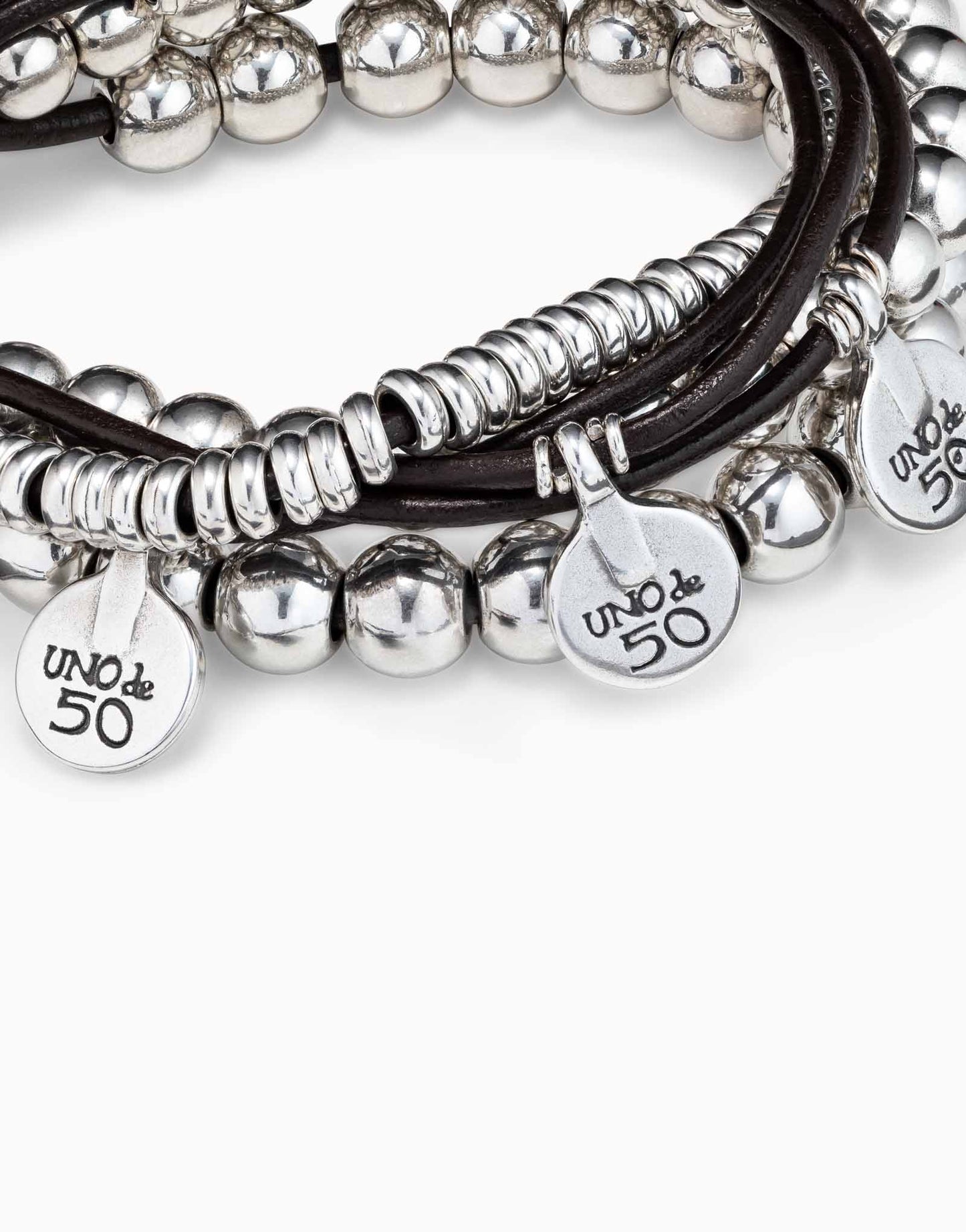 Uno de 50 "What a Mess!" Bracelet-Silver