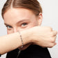 Uno de 50 "Make Yourself One" Paperclip Bracelet-Silver