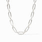 Julie Vos “Palladio” Link Necklace- Silver