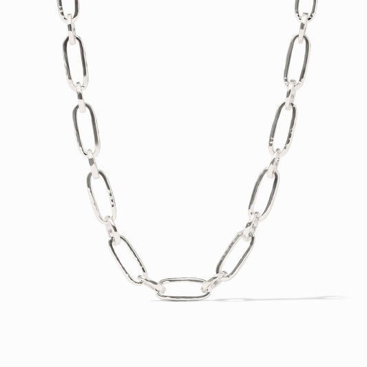 Julie Vos “Palladio” Link Necklace- Silver