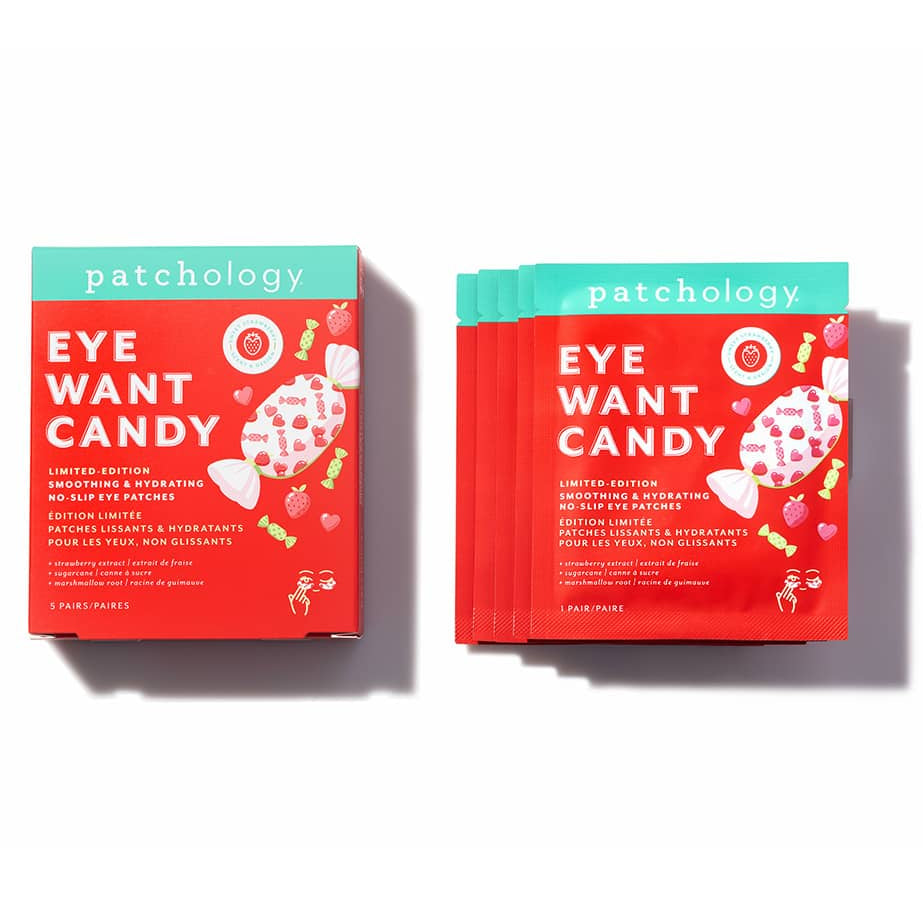 Patchology "Eye Want Candy" Smoothing & Hydrating No-Slip Eye Patches (5 pairs)