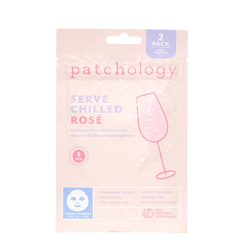 Patchology Serve Chilled™ Rosé Sheet Mask-2 pack