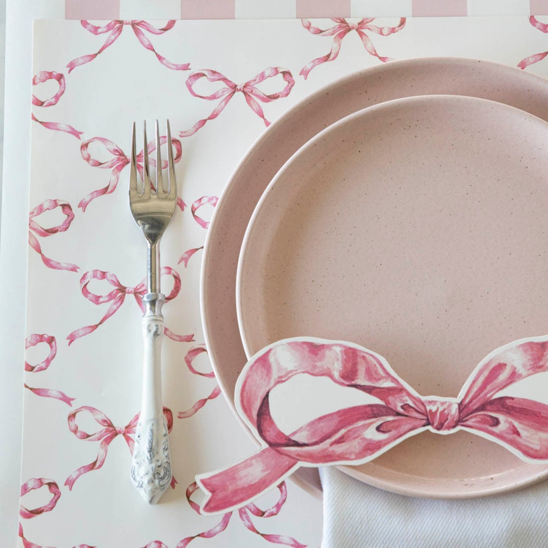 Hester & Cook "Pink Bow" Table Accent