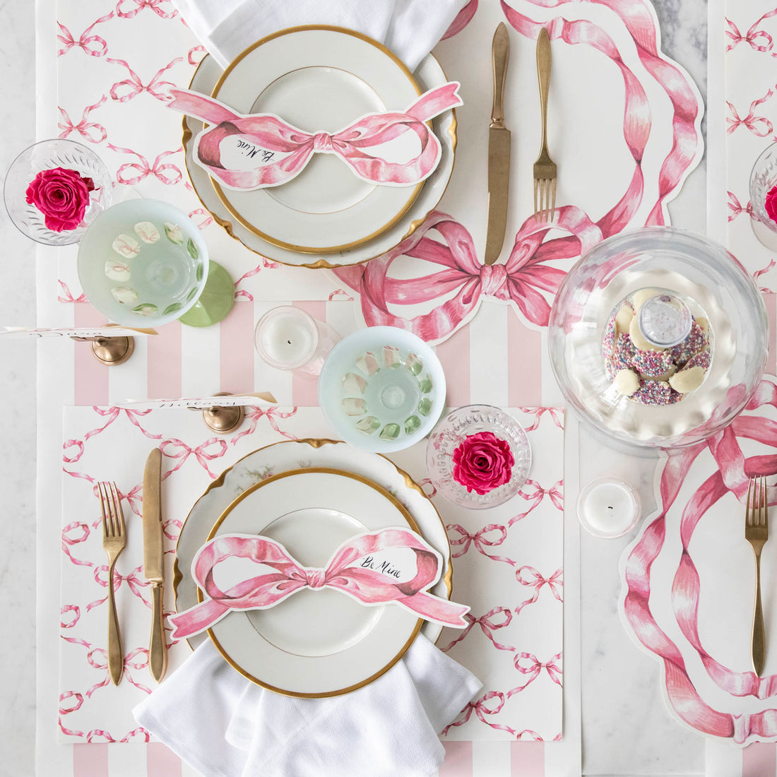 Hester & Cook "Pink Bow" Table Accent