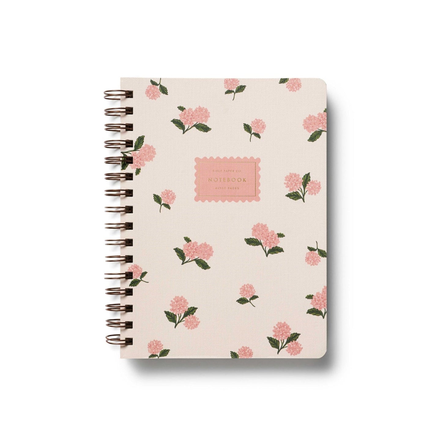 Rifle Paper Co. "Pink Hydrangea" Spiral Notebook