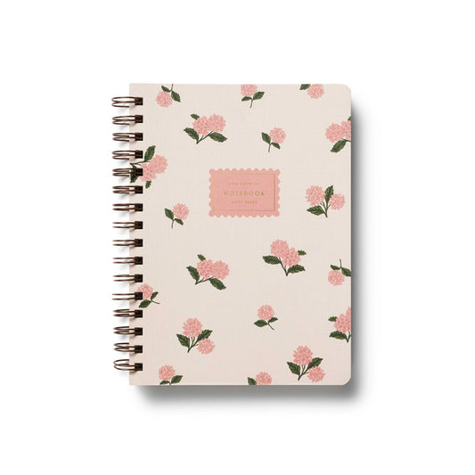 Rifle Paper Co. "Pink Hydrangea" Spiral Notebook