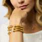 Julie Vos "Portifino" Demi Cuff-Melon Jade