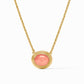 Julie Vos "Portifino" Solitaire Necklace-Melon Jade