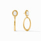 Julie Vos "Portifino" Statement Earring-White Jade