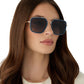 Diff Eyewear “Jordan”  Clubhouse Blue Gold Grey Gradient Polarized Sunglasses