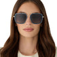 Diff Eyewear “Jordan”  Clubhouse Blue Gold Grey Gradient Polarized Sunglasses