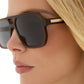 DIFF Eyewear "Cameron"  Whiskey + Grey Gradient Polarized Sunglasses