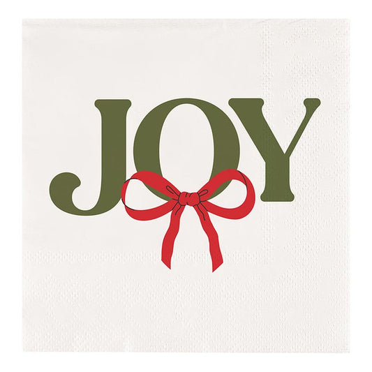 Slant “Joy” Beverage Napkins -20ct