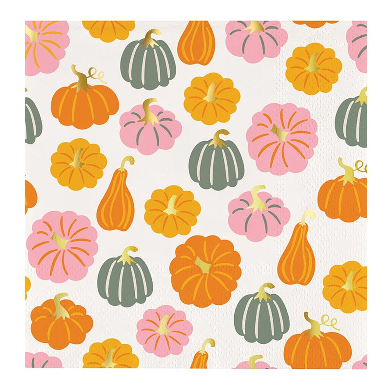Slant "Fall Pumpkins" Napkin (Pack of 20)