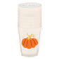 Slant Collection Frost Cups - Pumpkin 8ct