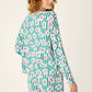 PJ Salvage "Mahjong Queen Dreams" L/S Pajama Top-Greenlake