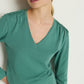 Nation LTD Remi V-Neck Top - Sagebrush
