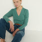 Nation LTD Remi V-Neck Top - Sagebrush