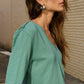 Nation LTD Remi V-Neck Top - Sagebrush