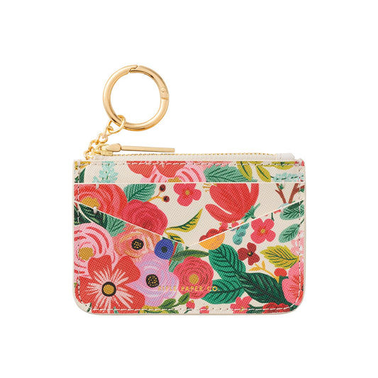 Rifle Paper Co. "Garden Party" Key Ring/Key Case