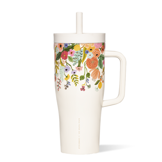 Corkcicle x Rifle Paper Co. “Garden Party Cream”- 22oz Cruiser