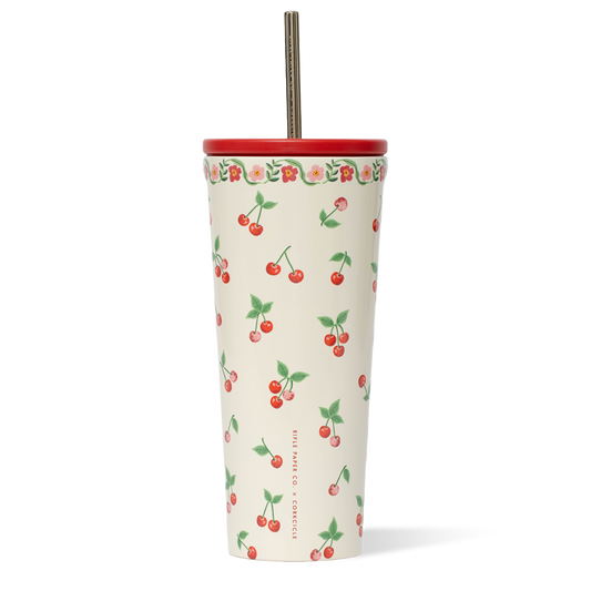 Corkcicle x Rifle Paper Co. “Cherries”- 24oz Cold Cup