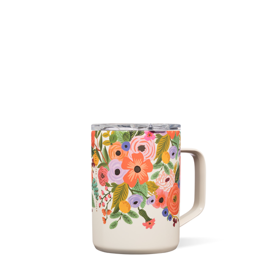 Corkcicle x Rifle Paper Co. “Garden Party” Gloss Cream - 16oz Mug