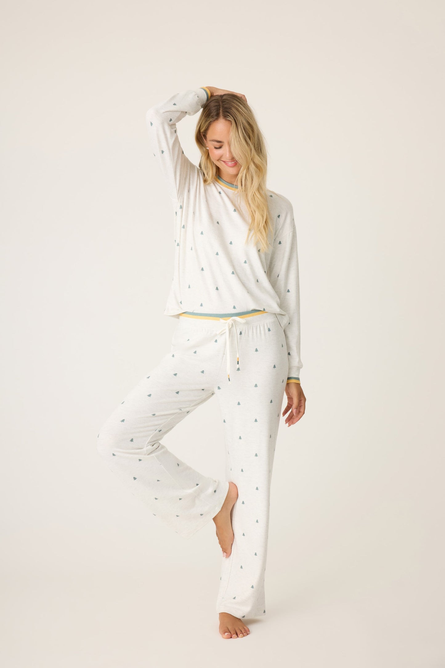 PJ Salvage "Campfire Cozy" PJ Pant- Heathered Cloud