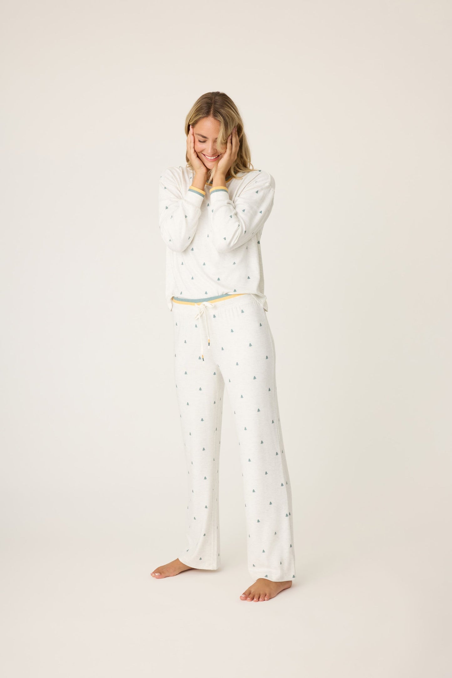 PJ Salvage "Campfire Cozy" PJ Pant- Heathered Cloud