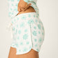 PJ Salvage "Snowflake Wishes" Pointelle Shorts