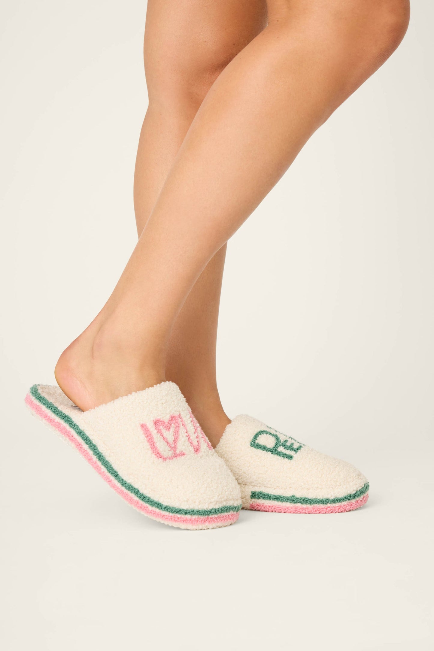 PJ Salvage "Peace & Pawlidays" Sherpa Slipper
