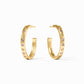 Julie Vos "Rainbow” Hoop-Champagne Radiance Medium