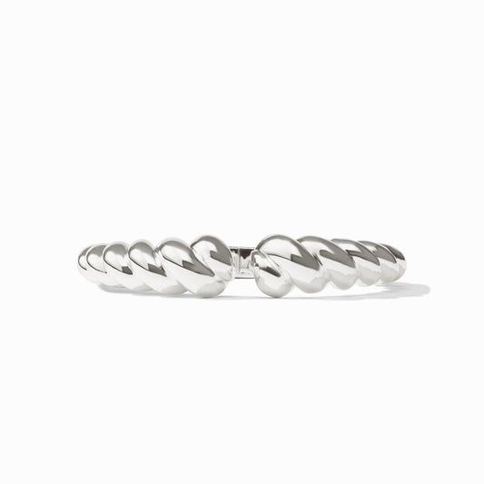 Julie Vos “Ravello” Cuff Bangle -Silver