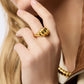 Julie Vos Ravello Ring -Gold