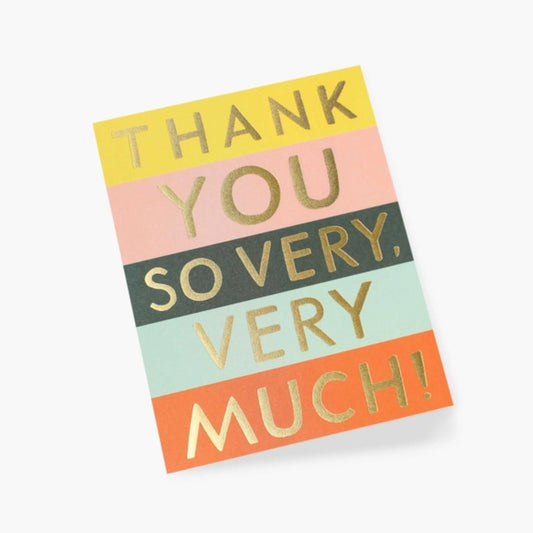 Rifle Paper Co. "Color Block" Thank You Card