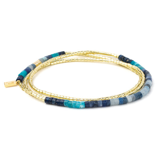 Scout Curated Wears Ombre Stone Wrap - Midnight/Gold