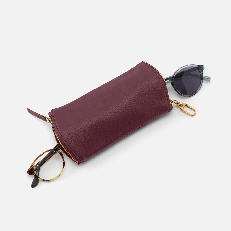 Hobo Bags "Spark" Double Eyeglass Case-Mulberry Glaze