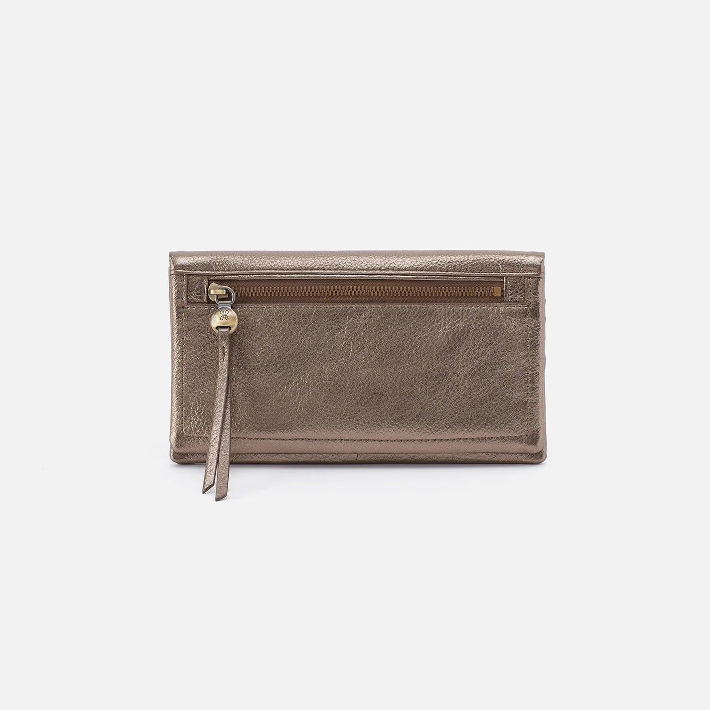 Hobo Bags “Lumen” Continental Wallet-Pewter