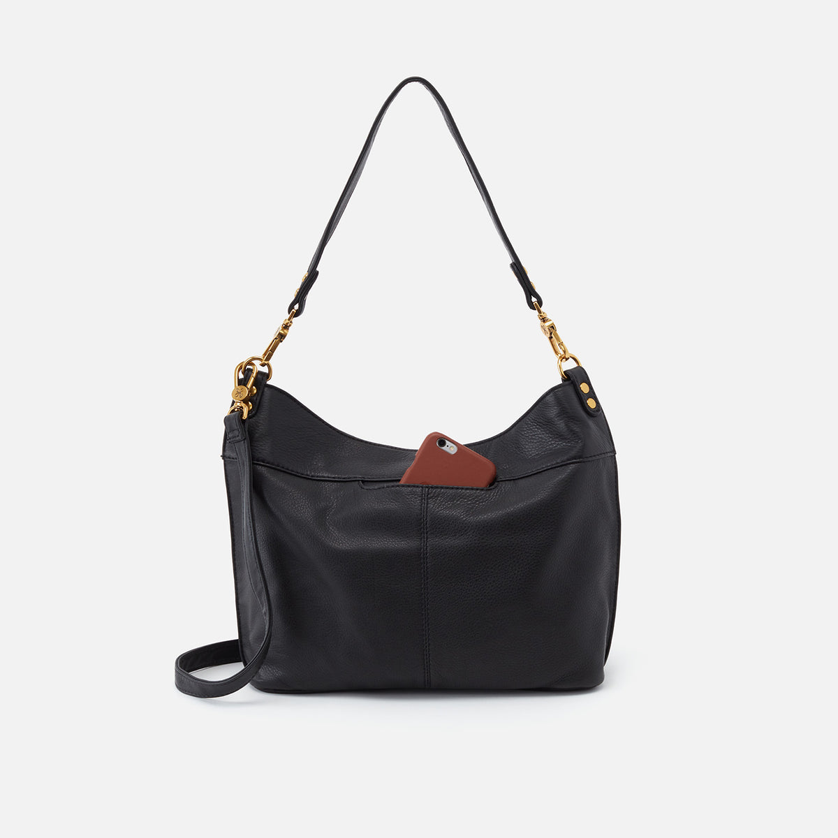 Hobo Bags "Pier" Shoulder Bag-Black