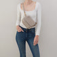 Hobo Bags “Harley” Crossbody Sling-Taupe