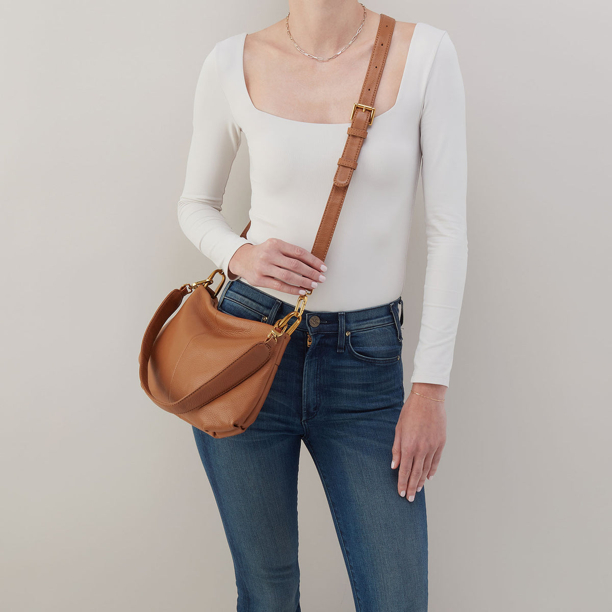 Hobo Bags “Adance” Shoulder Crossbody-Warm Honey
