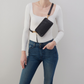 Hobo Bags “Fern” Slim Belt Bag - Black