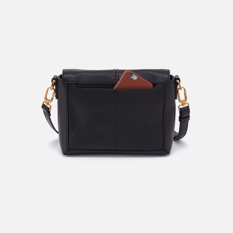 Hobo Bags “Austin” Flap Crossbody - Black
