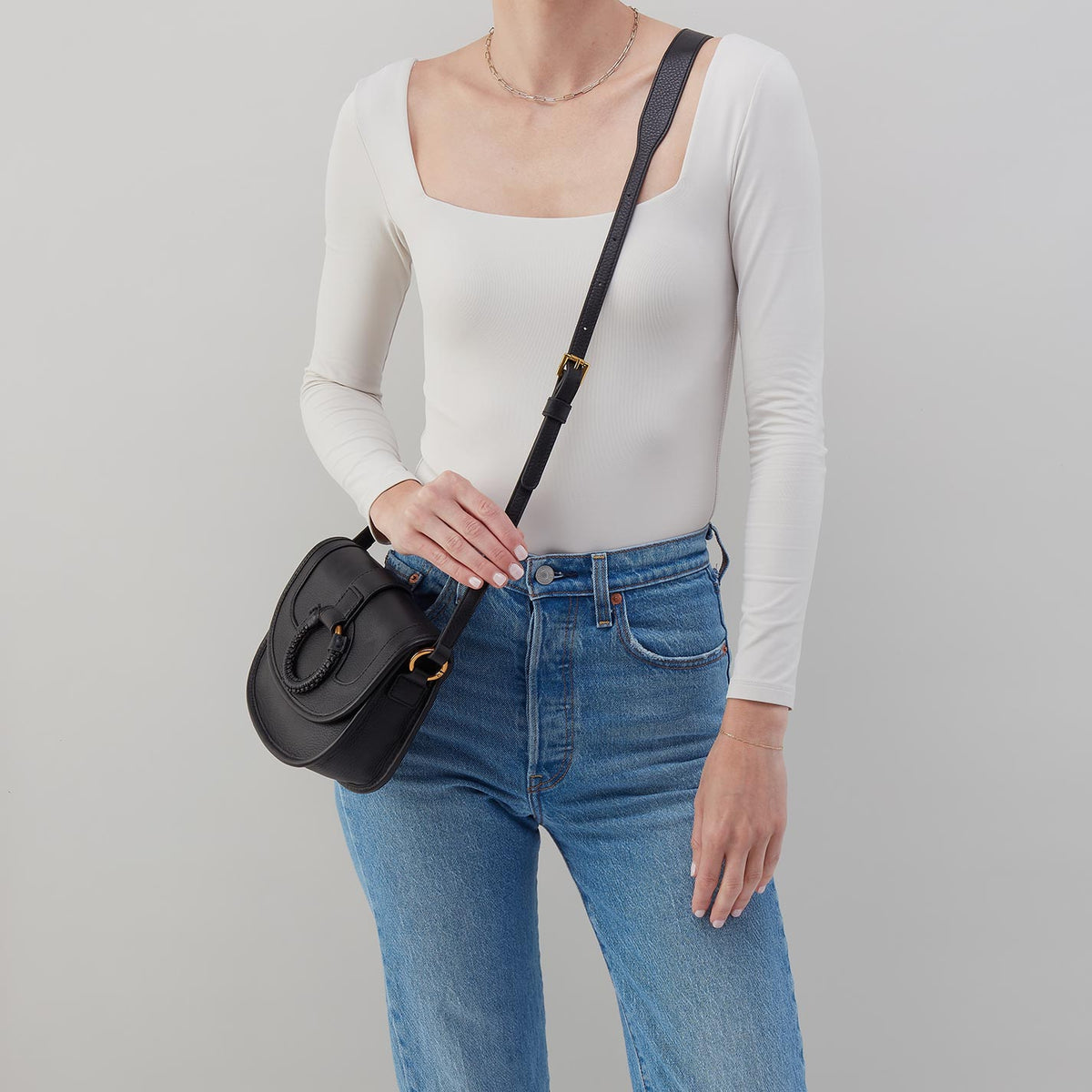 Hobo Bags “Kiva” Small Crossbody - Black
