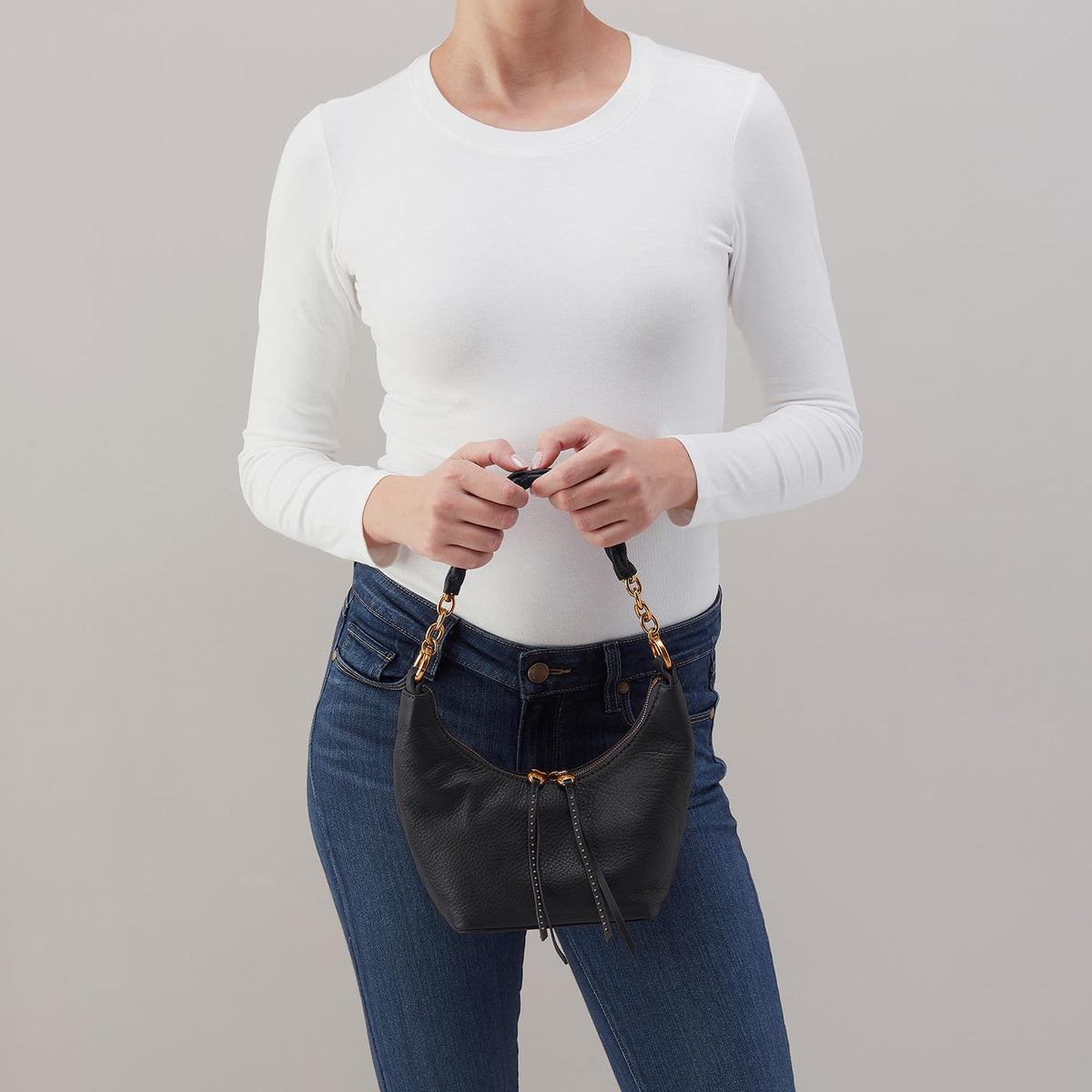 Hobo Bags "Astrid" Small Crossbody-Black